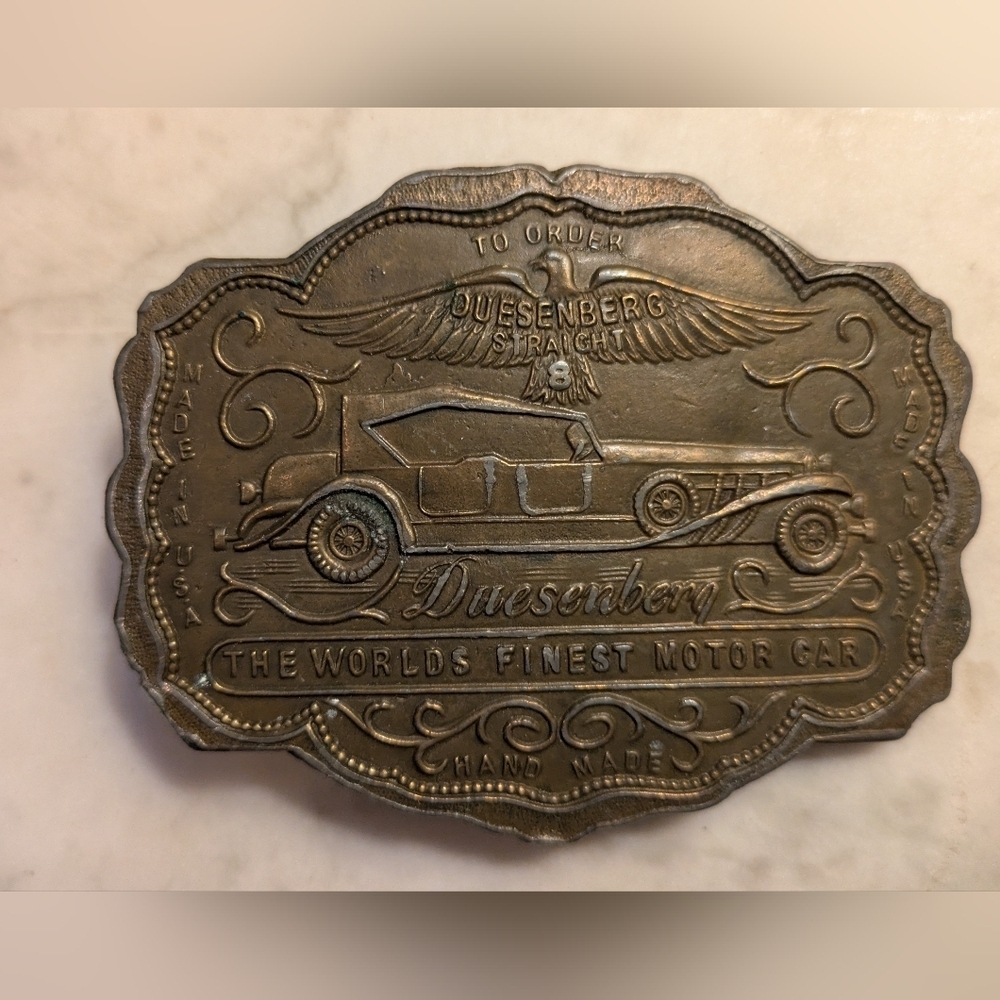 Vintage Brass Duesenberg The World's Finest Motorcars